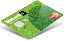 esempio carta di credito cartimpronta webank