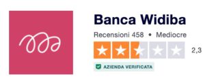 simbolo trustpilot con stelle di valutazione