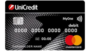 carta bancomat unicredit my one