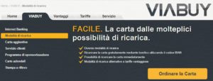 metodi di ricarica viabuy
