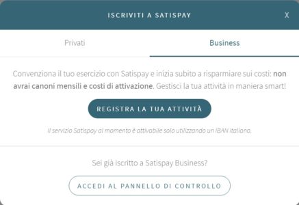 satispay business
