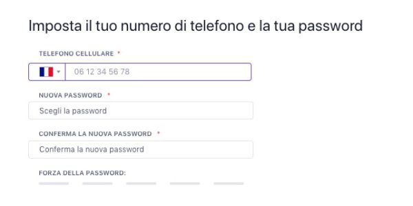 imposta dati accesso per qonto