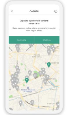 trovare supermercati cash26 da app