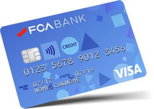 esempio di carta di credito visa fca bank