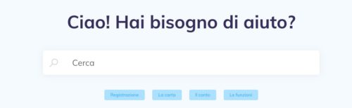 ricerca faq sito hype