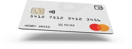 immagine carta di debito iban card