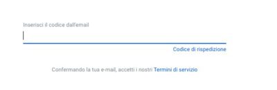 inserimento codice email revolut