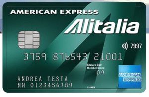 carta amex alitalia verde