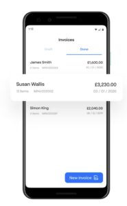 esempio schermo di smartphone con app monese
