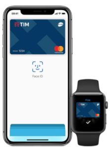 interfaccia di yimpay con apple pay e apple watch