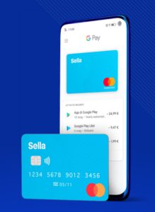 esempio interfaccia di app sella con carta