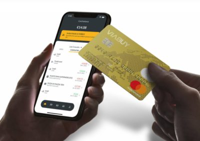 carta viabuy più app su smartphone