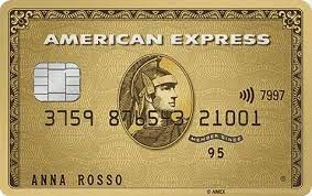 esempio carta di credito oro american express