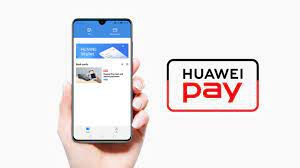 logo huawei pay vicino a smartphone