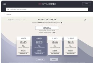 esempio pagina per richiedere la rateizzazione